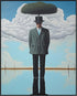 Posterizer 1 pcs-man standing in the water with Tree Hat-Abstract & Modern Art-Fantasy & Fiction Art-Gift for Art Lovers-Decor for Home & Office- ...