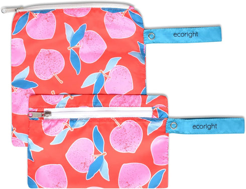 100% RECYCLED Reusable Sandwich Bags & Snack Bags by EcoRight | Food Safe BPA Free | Set of 2...