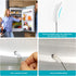 Extra-Thick Drain Brush with Stronger Spring 61-Inch Stainless Steel and Nylon Pipe Cleaner for Flexible, Curved & Slim Holes, Stronger Spring Ver...