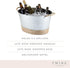Twine Seaside Jute Rope Wrapped Farmhouse Galvanized Ice Metal Beverage Tub, Wine, Beer Bottle Bucket, 4.5 Gallons...