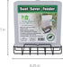 Songbird Essentials Suet Saver Upside Down Suet Feeder, Rigid Plastic Case with Suet Cage Bottom, Holds One Bird Seed Suet Cake...
