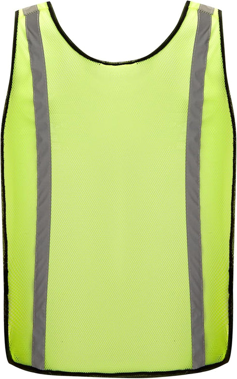 SIFE 1 Pack High Visibility Reflective Safety Vest,Made from Breathable and Neon Yellow Mesh Fabric,light weight for Man and Woman...