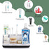 Marble Bathroom Countertop Organizer - Detachable 7 Slots Kids Electric Toothbrush and Toothpaste Holde Drainage for Bathroom Accessories Organiza...