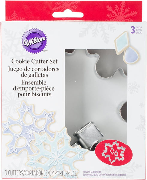 Wilton 3-Piece Snowflake Cookie Cutter Set...