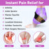 Ankle Ice Pack Wrap, Reusable Gel Ice Pack for Foot Ankle Heel, Cold Compress Therapy for Pain Relief, Injuries, Achilles Tendonitis, Plantar Fasc...