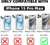for iPhone 15 Pro Max Case Magnetic,for Women Girl Soft Cute Luxury Butterfly Pattern Plating Glitter Bling Phone Case Compatible with MagSafe Cle...
