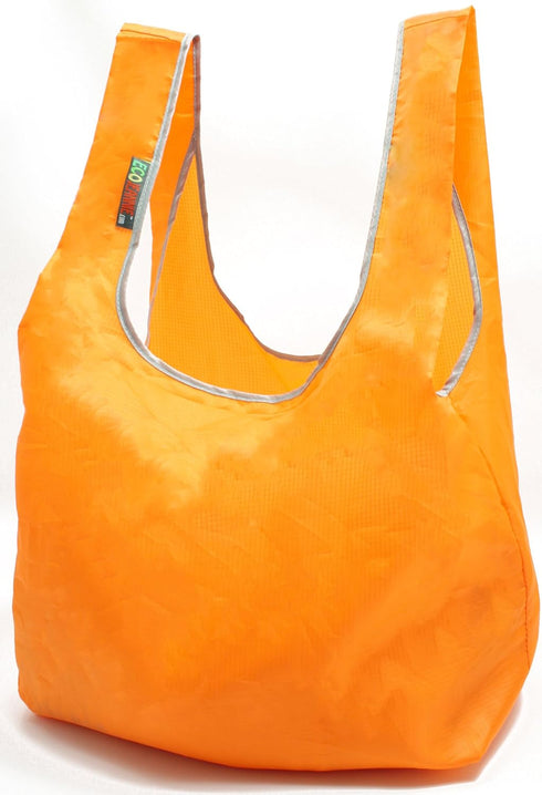 Ripstop Nylon Reusable Grocery Bag, Reusable Shopping Bag, RBS041 (Gray-Orange-Green-Navy)...
