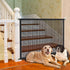 Dog Gate for Stairs Pet Gates for The House: Dogs Screen Mesh Gate for Doorways Stairways Indoor Safety 29 inches Tall, 41 inch Wide...