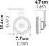 HELLA 011225881 Black 77mm 12V BX Disc Horn Kit (Toyota)...