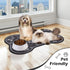 Dog Cat Food Mat,Rapid Absorbent Pet Feeding Mat, Bone Shaped Dog Placemat Water Bowl Mat with Rubber Backing,No Stains Dog Cat Food Mats Indoor, ...