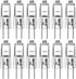 G4 Halogen T3 20 Watt 280lm G4 Bi-Pin Bulb AC/DC12 Volt for Under Cabinet Puck Light, Chandeliers, Track Lighting,20W 12V Warm White 2700K (12 Pac...