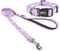 Reflective Dog Collar Leash Combo: Puppy Small Medium Large Adjustable Cute Matching Collar Set for Pet Girl/Boy Comfy Easy Walk Running Outdoor H...