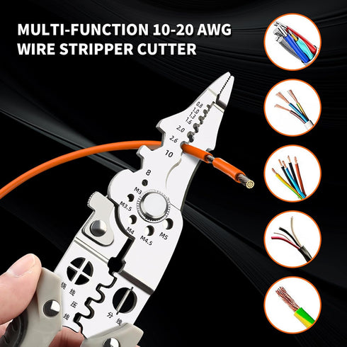 GADO Wire Stripper Tool - Multi-Functional Vise Stripper Cutter Crimper And Twister Perfect for Women And Men 2024 New Release (2 Pcs Wire Strippe...