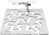 Free-Motion Quilting Templates – 4mm Acrylic Meander Ruler for Domestic & Industrial Sewing Machines – Beginner Stencil for Easy Quilt Designs...