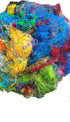 Premium A-Grade Mulberry Silk: Hand-Dyed Multicolor Silk Fibers for Needle Felting, Wet Felting, Spinning, Knitting, and Sewing - 200 Grams Mulber...