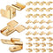 36 Pieces of Electrical Spade Connectors Including 12 Pcs Piggyback Spade Connectors, 12 Pcs Double Spade Connector and Chair Terminal Quick Disco...
