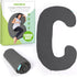 ?????????????????? ???????????? ?????????? COSMOPLUS C Shaped Full Body Pillow Case ?????????? for Maternity,Stretchy Cool Breathable Jersey Fabri...