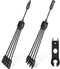 OYMSAE Solar Y Branch Connectors Solar Panel Parallel Connectors 1 to 4 Solar Adapter Cable Plug Tool Kit (M/FFFF, F/MMMM)...