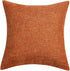 Anickal Thanksgiving Pillow Covers 20x20 Inch for Fall Decor Set of 2 Burnt Orange Rustic Linen Decorative Square Throw Pillow Covers Cushion Case...
