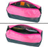 Five Star Pencil Pouch, Pen Case, Storage Organizer for School Supplies Earbuds Chargers Cables Makeup, 9-Pocket, Navy/Pink (505600B-ECM)...