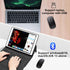 Wireless Bluetooth Mouse for iPad/MacBook Pro/Air/Laptop/pc Rechargeable Silent Mouse Portable Slim for Surface Pro/Lenovo/Samsung Tablet (Black)...