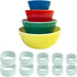 10 Pieces Display Stands for Pyrex Cinderella Bowls | Bowl Stands | Display Stands for Cabinet | Cabinet Bowl Organizer | Plastic Pyrex Bowl Displ...