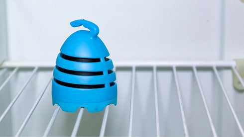 Camco Adjustable Fridge Deodorizer - For Your Fridge and Freezer - Absorbs and Traps Unpleasant Odors for up to 6 Months (44180) , Blue......
