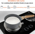 5.5inch Stainless Steel Induction Cooktop Adapter Plate, Heat Diffuser for Glass and Electric Cooktop, Detachable Handle...