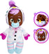 Cry Babies Tiny Cuddles Christmas Holly - 9" Baby Dolls, Cries Real Tears, White Snowman Themed Pajamas...