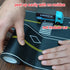 Play Road Tape for Kids Car Toy Road Tape Track, Stick to Floors and Table Flat Surface,No Residue, 2-Pack of 3.9 Inch Wide x 32.8 ft Black Tape f...