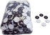 Square Deal Recordings & Supplies (25) Black Adhesive Backed Spider CD/DVD Hubs (Rosettes) - For Gluing into a Chubby CD Jewel Box To Increase Cap...