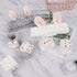 6Pcs Spa Headbands and Wrist Washbands Set, Bunny Ear Headbands for Washing Make Up Headbands, Skincare Headbands Easter Rabbit Face Wash Headband...