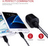 Short Micro USB Cable 2-Pack, 1.6+3FT Phone Charger Power Cords Android Fast Charging Cables Compatible with Samsung Galaxy J7 S6 S7 Edge J3,Note ...