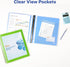 Avery Flexi-View 3 Ring Binder, 1 Inch Round Rings, 1 Blue Binder (17607)...