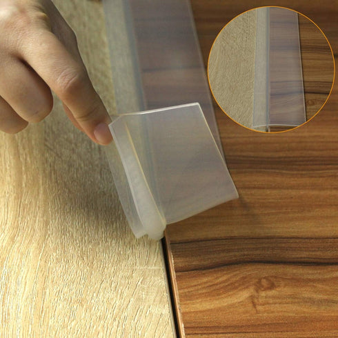 Stove Gap Covers Kitchen Counter Gap Covers with Heat Resistant Wide & Long Gap Filler Used for Protect Gap Filler Sealing Spills in Kitchen Counter, Stovetops, 2 Pack, Semi-clear, 21 Inch