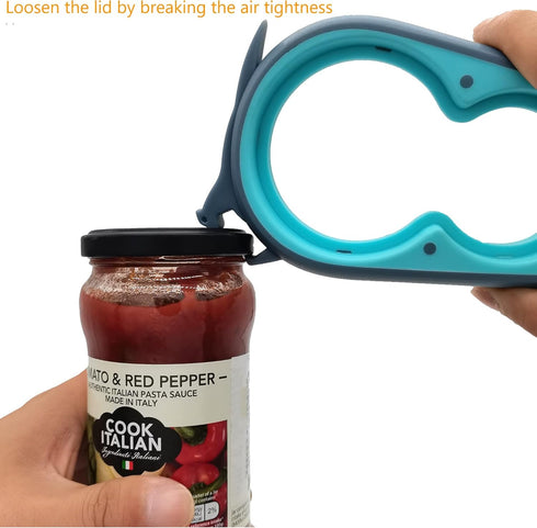 Otstar Jar Opener Bottle Opener and Can Opener for Weak hands, Seniors with Arthritis and Anyone with Low Strength, Mutil Jar Opener Get Lids Off ...