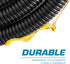 Nippon America 3/4" X 20 ft Split Wire Loom Flex-Guard Convoluted Tubing (LM-34-20), Protective Split Cable Sleeves for Automotive Home Industrial...