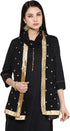 Woman's Embroidered Chiffon Dupatta Scarf Shawl Wrap Soft...