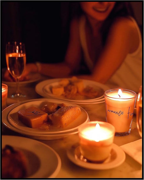 Posterizer 1 pcs-candlelit dinner for two at home -cute Valentine's Day poster -2-Romantic Art-Holiday Poster -Gift for Couples boyfriend girlfrie...