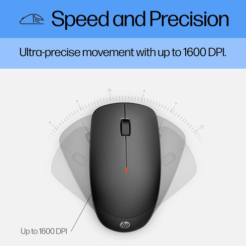 HP 230 Wireless Mouse and Keyboard Combo - 2.4GHz Wireless Connection - Long Battery Life - Durable & Low-Noise Design - Windows & Mac OS - Adjust...