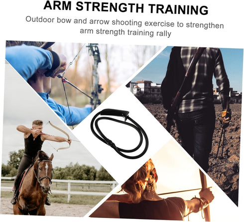 Kisangel Puller Hand Extensor Strength Training for Bow Shooting Strength Training for Reflex Bow Sports Equipment Archery Exerciser Training Devi...