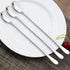 9 Inch Long Handle Iced Teaspoon, DaKuan Set of 10 Stainless Steel Iced Teaspoon for Iced Tea, Coffee, Cocktail, Milkshake, Cold Drink...
