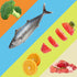 Cutting Boards for Kitchen, Flexible Plastic Cutting Board Mats with Food Icons, BPA-Free, Dishwasher Safe Cutting Mat for Meat, Fish, Fruit and V...