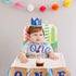 Tegeme Birthday Chair Cover 2 Pieces Kids Chair Cover Classroom Seat Decorations for Party Home School Office(Blue)...