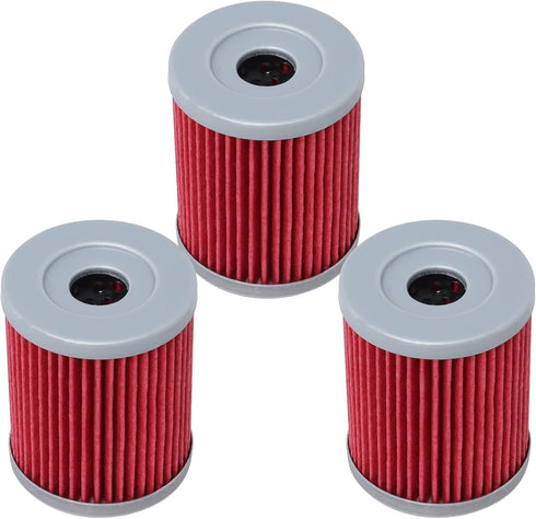 KN132 Oil Filter Compatible with Suzuki DRZ125 DR200 DR200SE LT160 LTF250 Compatible with Arctic Cat 250 300 Kawasaki KH125 KLX125...