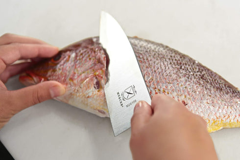 Mercer Culinary Asian Collection Deba Knife, 6-inch...