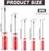 Triwing Screwdriver Set Magnetic Point Y Tip 5 Sizes 1.5mm 2mm 3mm 4mm 5mm, Magnetic Tri-wing Screwdriver Set with Plastic Handle...