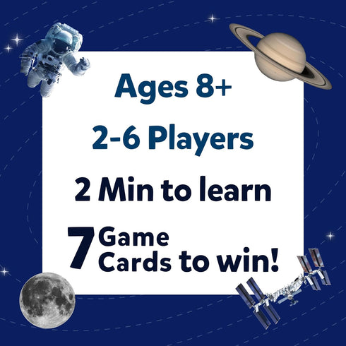 Skillmatics Collectible Card Game - Guess in 10 NASA Space, Perfect for Boys, Girls, Kids & Families Who Love Educational Toys, Gifts for Ages 8, ...