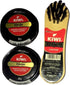 By Be The Bestest Kiwi Shoe Polish Paste Black(2) 0.2 fl oz with Kiwi Leather Shine Brush...