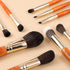 Travel Makeup Brush Set, Mini Makeup brushes with Storage Bag Foundation Powder Concealers Contour Blush Eye Shadows Makeup Brush Set 9pcs With Bo...